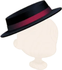 ロークラウンブラックハットの画像