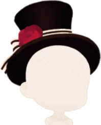 マジシャンのシルクハットの画像