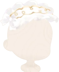 シアーフリルヘッドドレスの画像