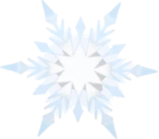 冬魔法の雪結晶ヘッドの画像