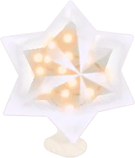 星のイルミネーションヘッドの画像