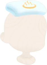 頭に乗せた銭湯タオルの画像