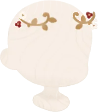金の花ティアラの画像