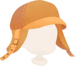 探検家のパイロットキャップの画像