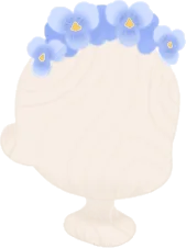 ビオラのヘッドドレスの画像