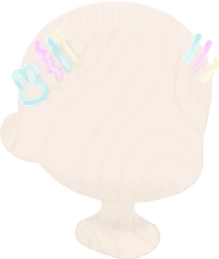 パステルヘアピンの画像