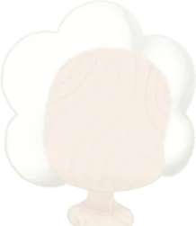 お花のかぶりものの画像