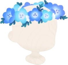 ネモフィラの花冠の画像