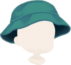 グリーンバケットハットの画像