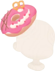 ラズベリードーナツハットの画像