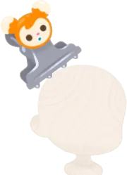 ピグミーバンスヘアクリップの画像