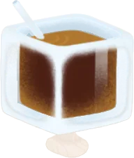 コーヒーグラスヘッドの画像