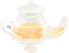 ハーブ香るお茶ポットの画像