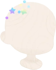 カラフルな星ラメの画像