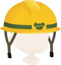工事現場のヘルメットの画像