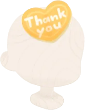 ハート・Thankyouの画像