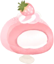苺のロールヘッドの画像