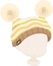冬のおてかけポンポンニットの画像