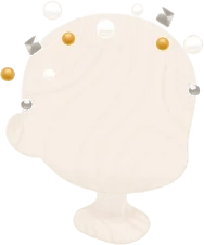 散りばめた宝石の画像