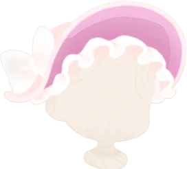 リボンキャペリンハットの画像