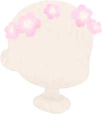 幻想の桜髪飾りの画像