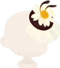 触角付きハニカムレースハットの画像