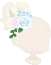 個性的なウェディングベールの画像