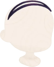シンプルなワイヤーカチューシャの画像