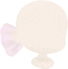 バックシフォンリボンの画像