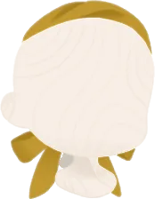 素朴なヘアリボンの画像