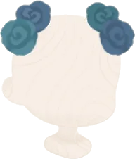 香る青い薔薇アクセの画像