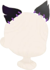 つぎはぎの布の耳の画像