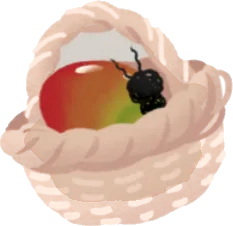 お供え物バスケットの画像