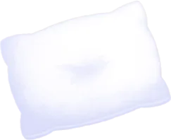 白い枕の画像