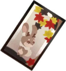 コルヌレプスの描かれた花札の画像
