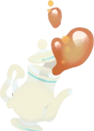 浮遊ティーポットの画像