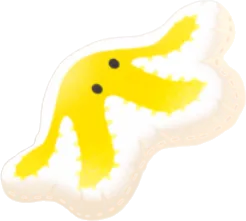 バナナピールのクッションの画像