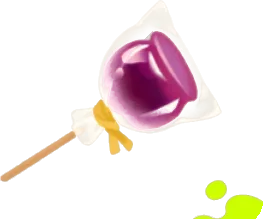 夏祭りの毒りんご飴の画像