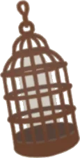 古い鳥かごの画像