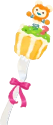 お祝いギフトボックスケーキの画像