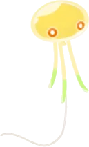 プカポンの風船・黄の画像