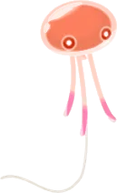 プカポンの風船・赤の画像
