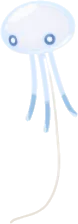 プカポンの風船・白の画像