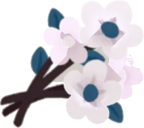 森で摘んだ花束の画像