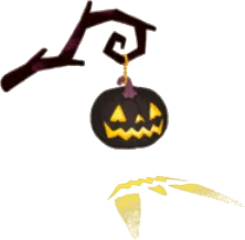 ハロウィン手持ちランタンの画像