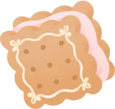 クリームサンドクッキーの画像