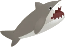 サメの抱き枕の画像