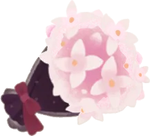 贈る沈丁花のブーケの画像
