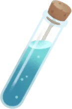 抽出液入り試験管の画像