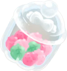 キャンディの小瓶の画像
